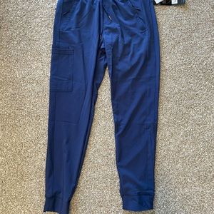 Navy blue Cherokee athletic fit scrub bottoms